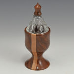 James Duxbury - Walnut and Maple - 3 in x 7 in - Glass Covered Goblet