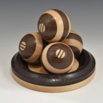 James Duxbury - Wenge and Maple - 4 in - Dynamic Spheres