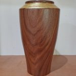 Bruce and Trish Pratt - gilded walnut vase