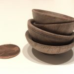 Anne Ogg, Walnut, Miniature bowls
