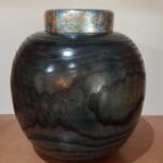 Bruce and Trish Pratt - blue foil jar