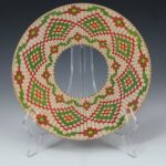 Jo Miller - Maple Christmas Wreath - basket weave platter.