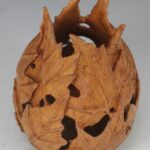 Joel Rakower - Cherry carved vessel
